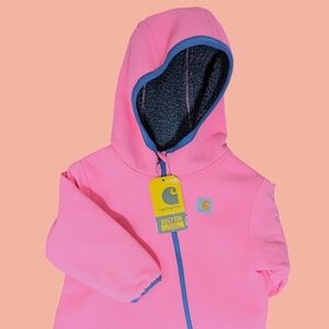 Carhartt Baby Girl 6M Snowsuit Quick Duck Hooded Insulated Quilted Bunting  NEW